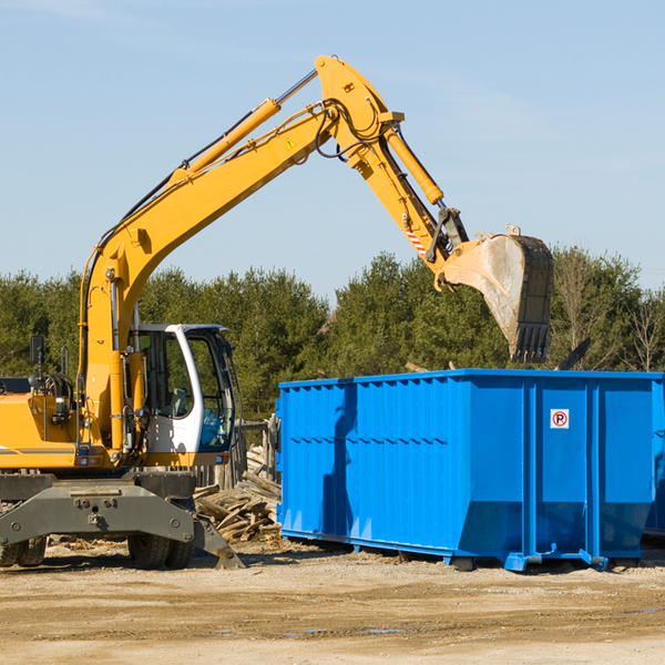 what are the rental fees for a residential dumpster in Carrsville